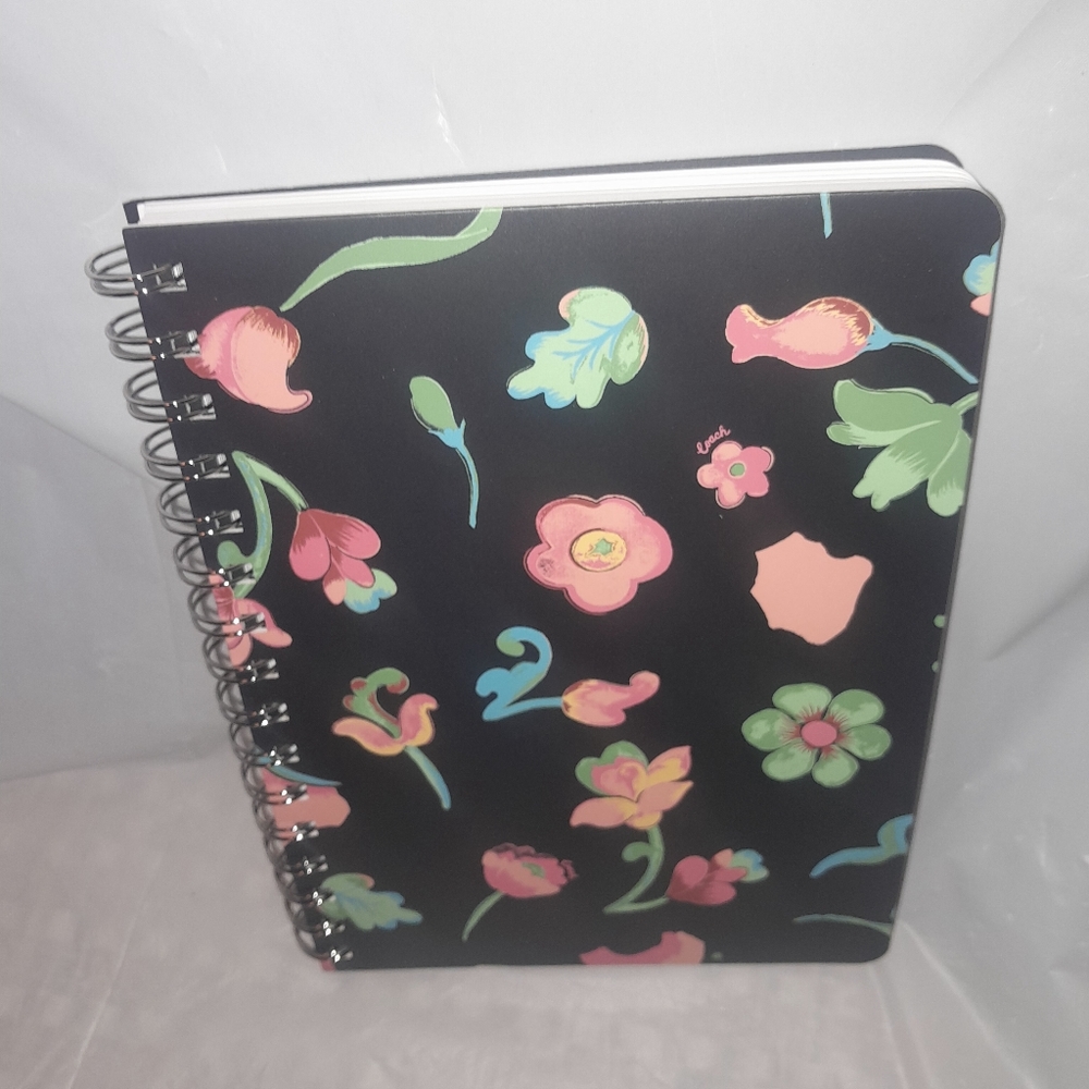 New Coach Dreamy Land Floral Spiral Notebook NWT Great For Spring